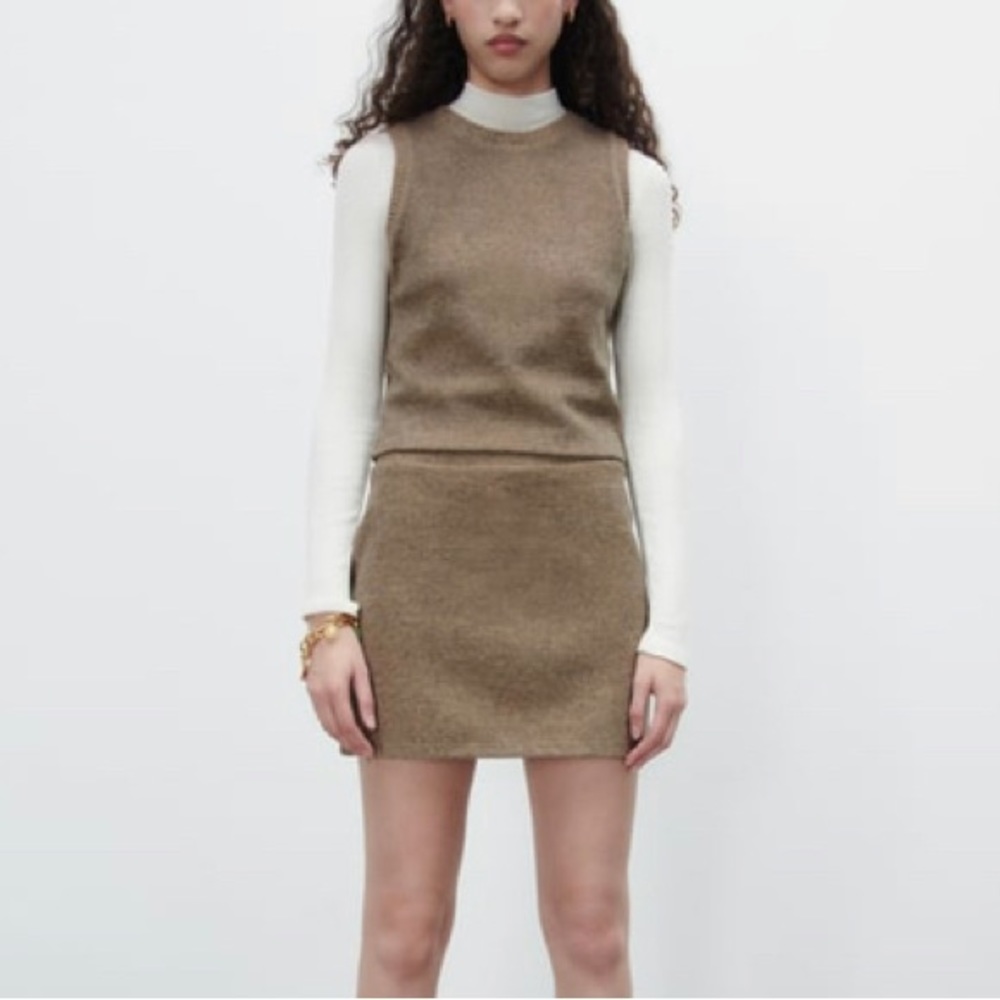 Zara skirt and vest